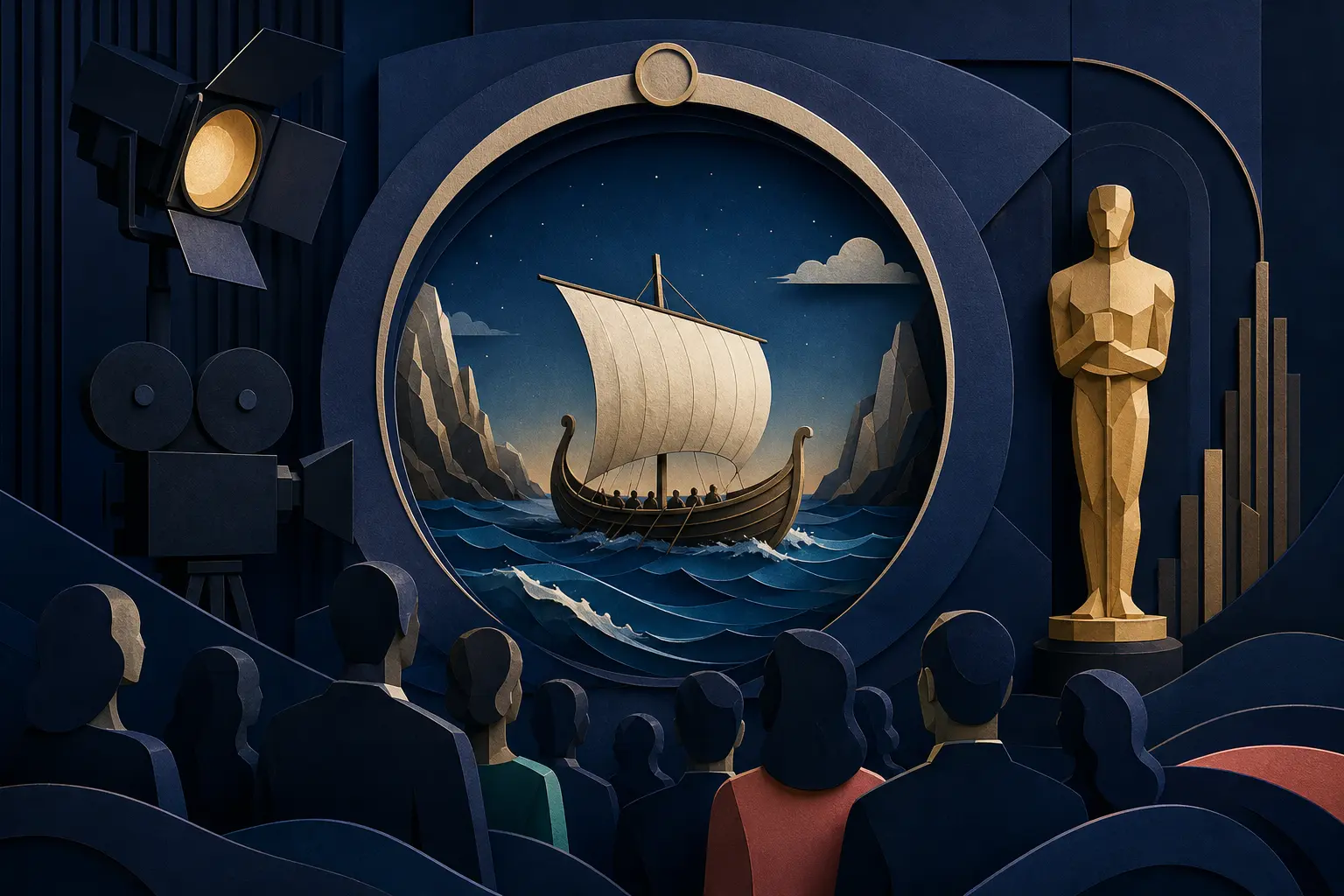 Editorial illustration for: Will The Odyssey win Best Picture at the 99th Academy Awards?