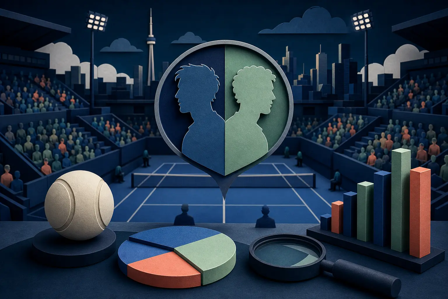 Editorial illustration for: Will Jack Draper beat Terence Atmane at the 2026 Canadian Open?