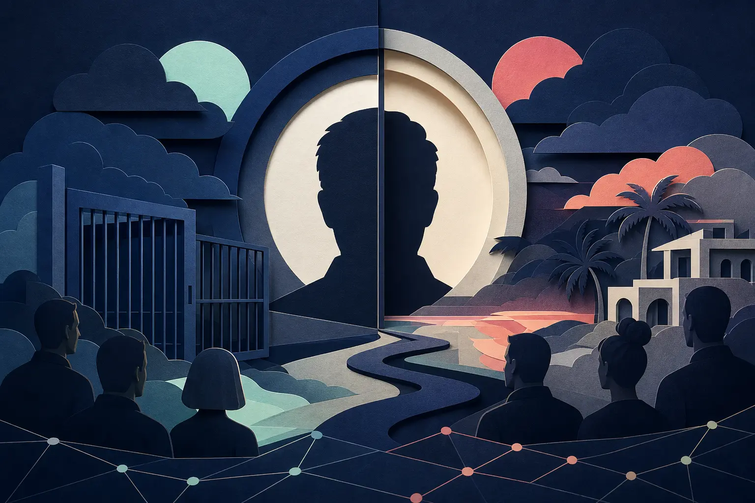 Editorial illustration for: Will Jeffrey Epstein be confirmed to be alive before 2027?