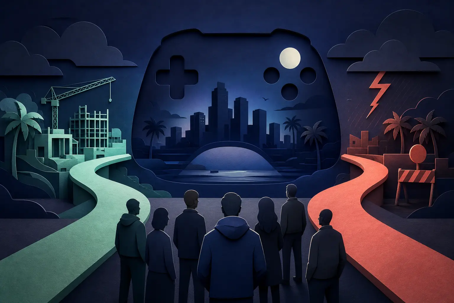 Redaktionelle Illustration zum Ereignis: Wird der Start von GTA 6 erneut verschoben?