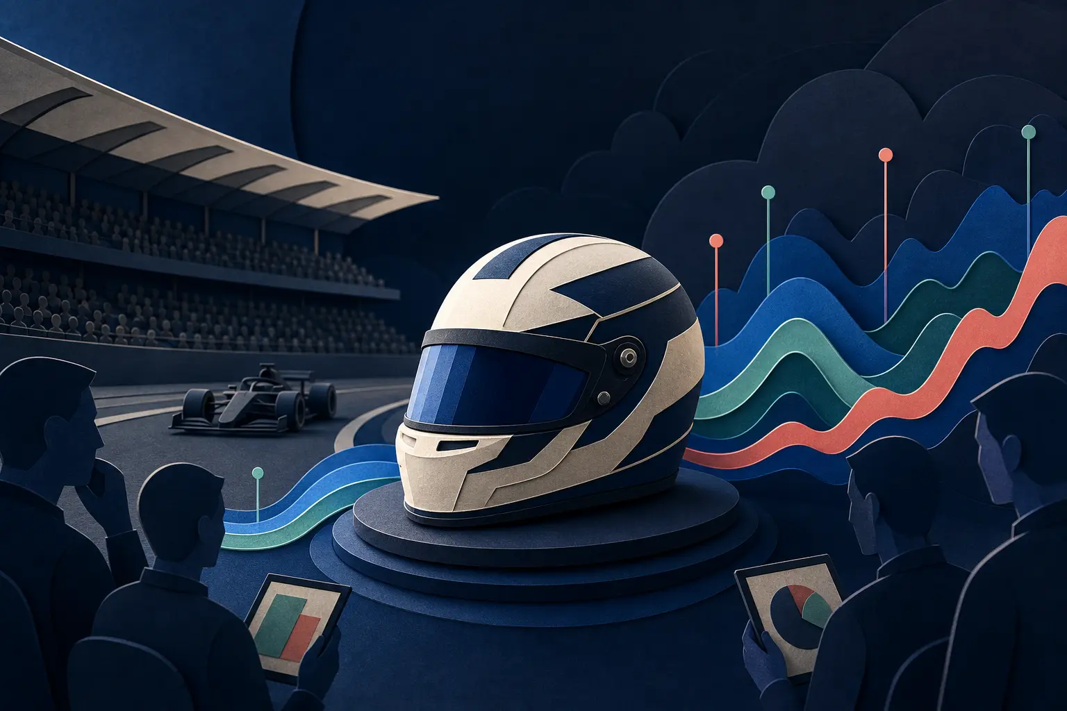 Redaktionelle Illustration zum Ereignis: Wird Kimi Antonelli 2026 Formel-1-Weltmeister?