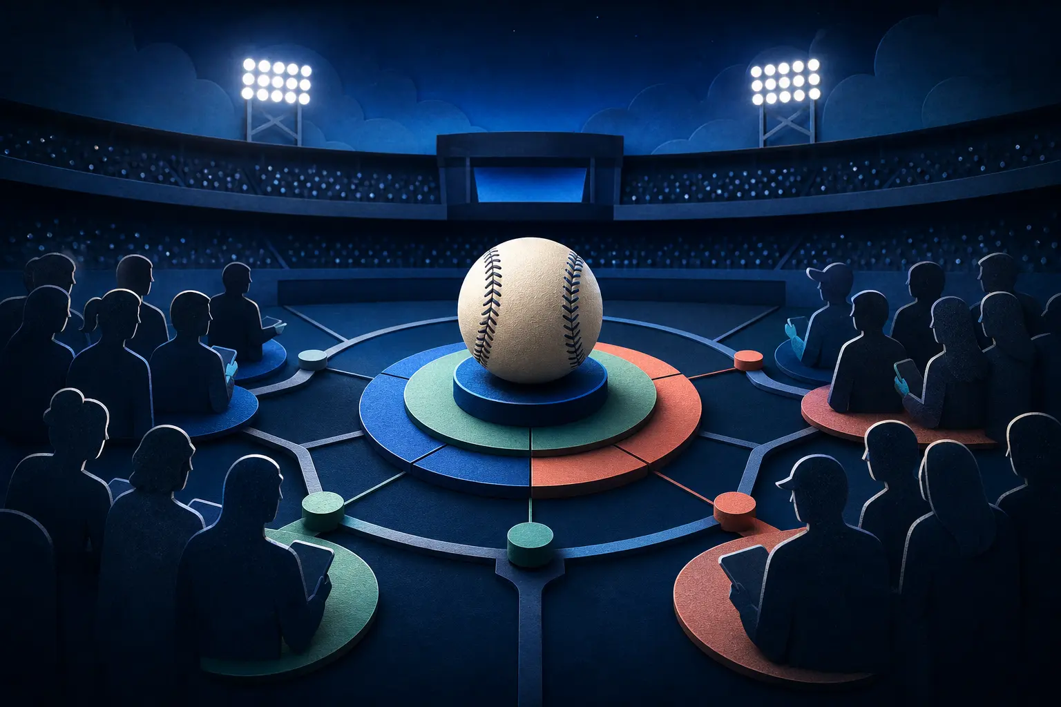 Editorial illustration for: Who will win the 2026 World Series?
