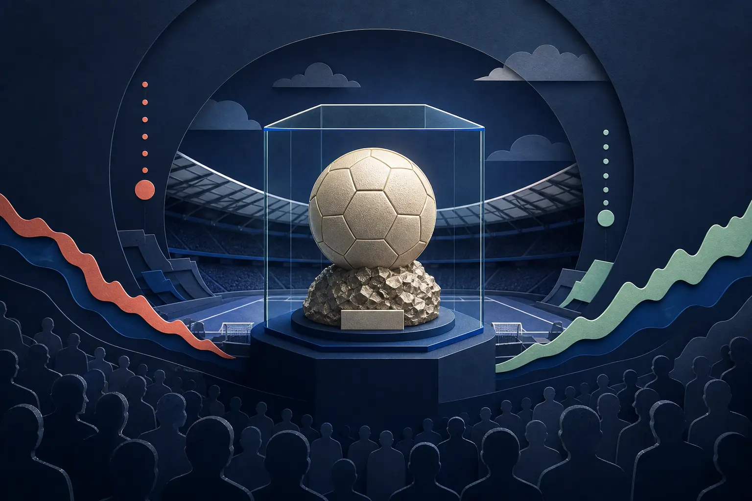Redaktionelle Illustration zum Ereignis: Gewinnt Harry Kane den Ballon d'Or 2026?