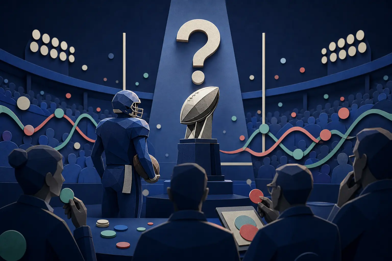Editorial illustration for: Will Josh Allen Win the 2026 NFL MVP Award?