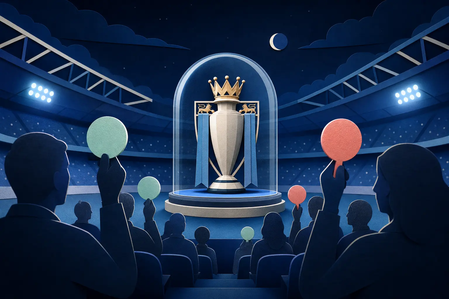 Editorial illustration for: Will Manchester City win the 2026-27 Premier League title?