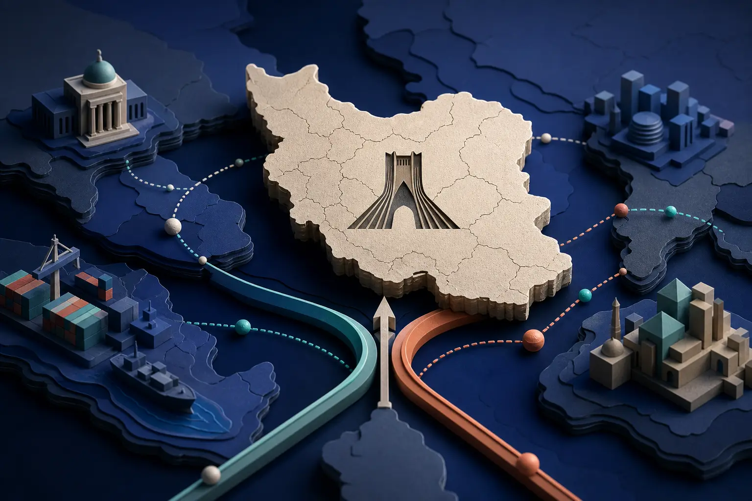 Editorial illustration for: Will the Iranian regime fall by 30 September 2026?