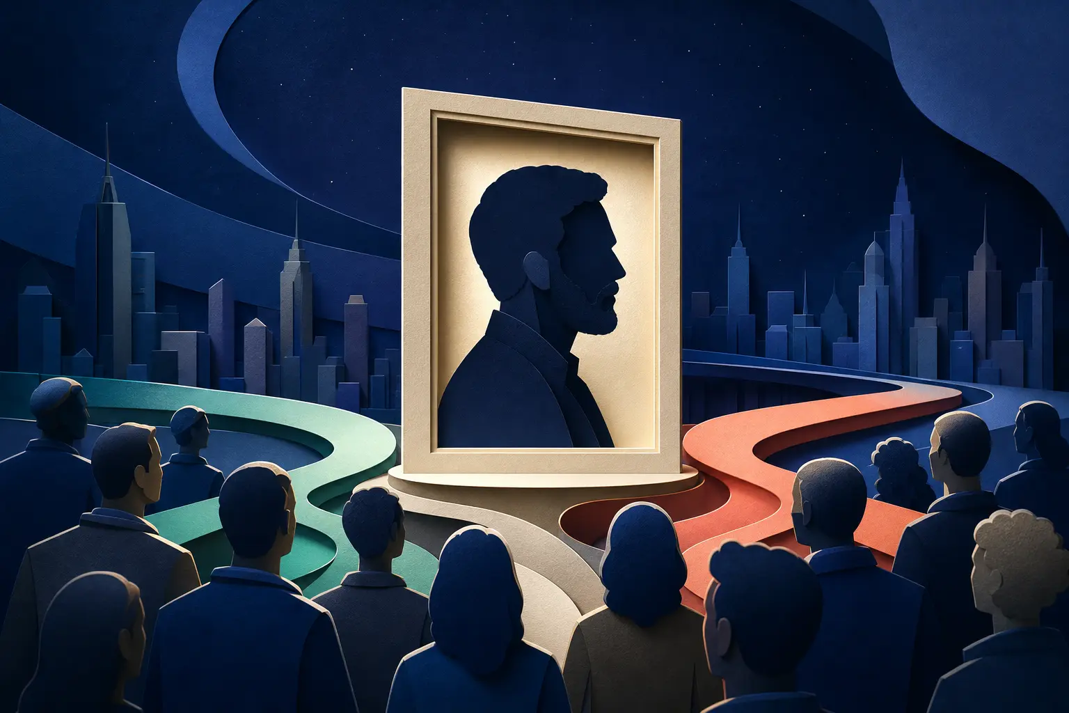 Editorial illustration for: Will Zohran Mamdani be named Time's Person of the Year for 2026?