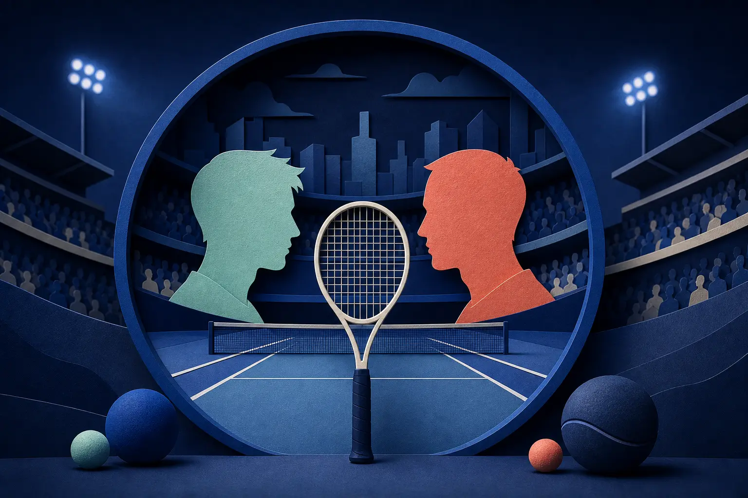 Redaktionelle Illustration zum Ereignis: Wird Daniel Altmaier gegen Coleman Wong beim Cincinnati Open 2026 gewinnen?