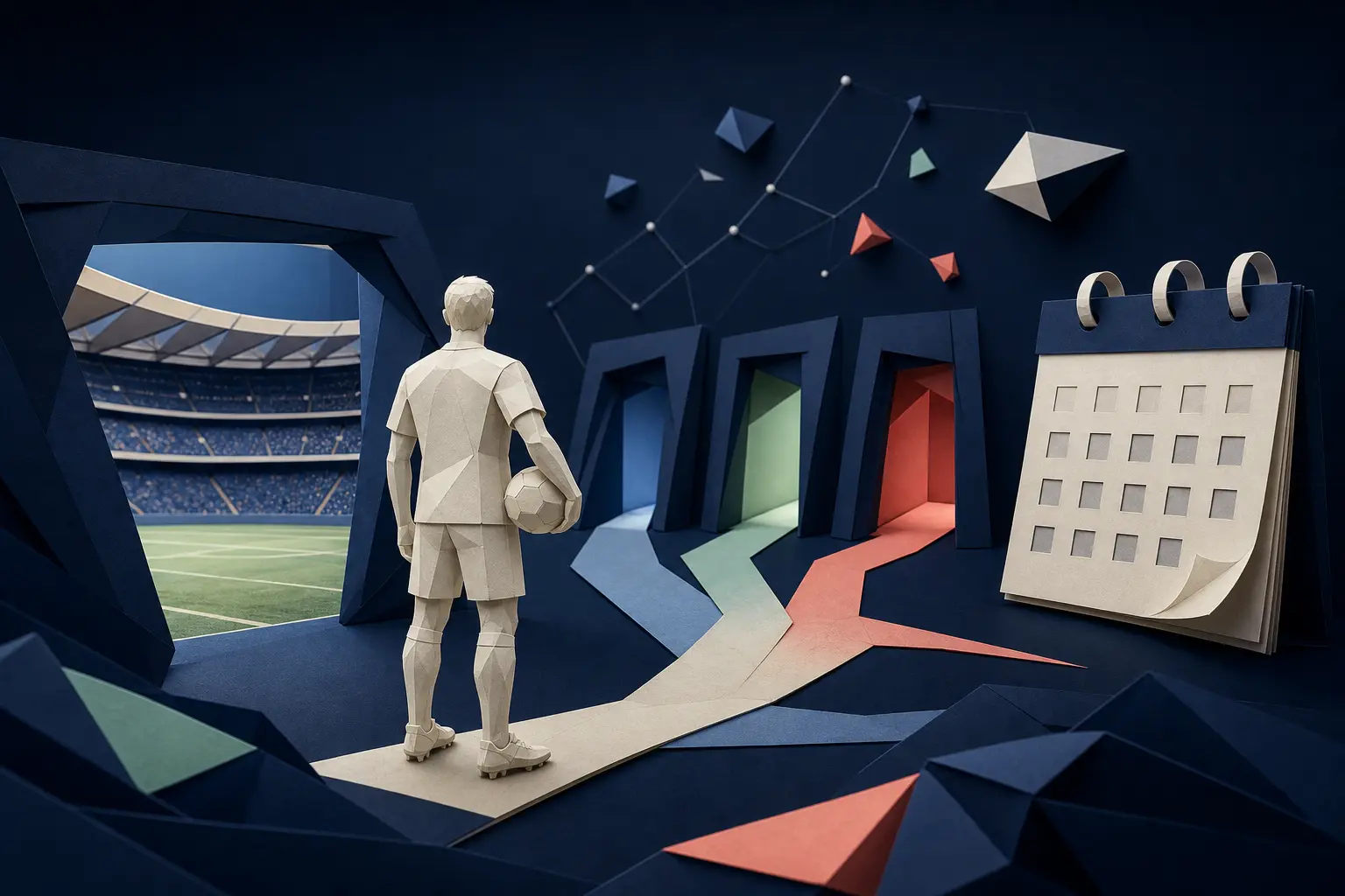 Editorial illustration for: Will Julian Alvarez leave Atletico Madrid before 1 September 2026?