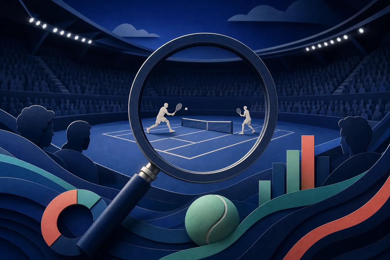Editorial illustration for: Will Carlos Alcaraz beat Roman Safiullin at the 2026 US Open?