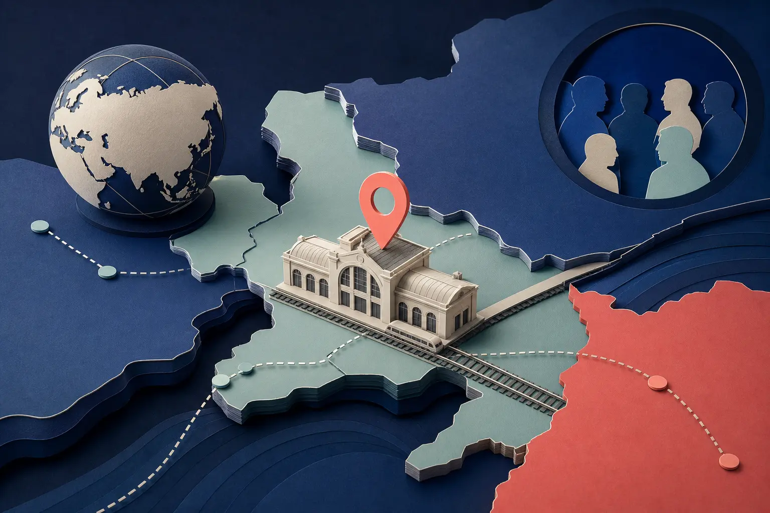 Redaktionelle Illustration zum Ereignis: Wird Russland den Bahnhof von Sumy bis Ende März 2027 erobern?