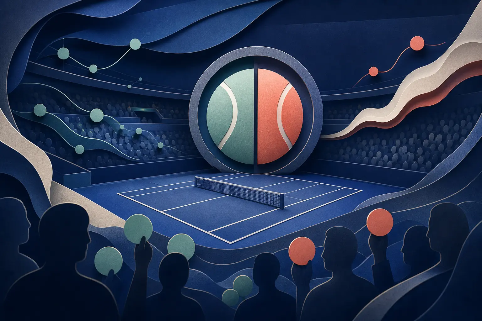 Editorial illustration for: Will Francisco Cerundolo defeat Taylor Fritz at the 2026 US Open?