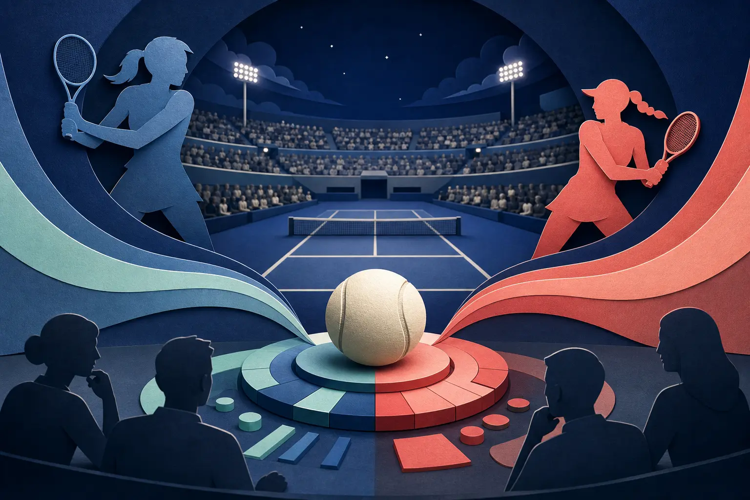 Editorial illustration for: Will Coco Gauff beat Iva Jovic at the 2026 US Open?