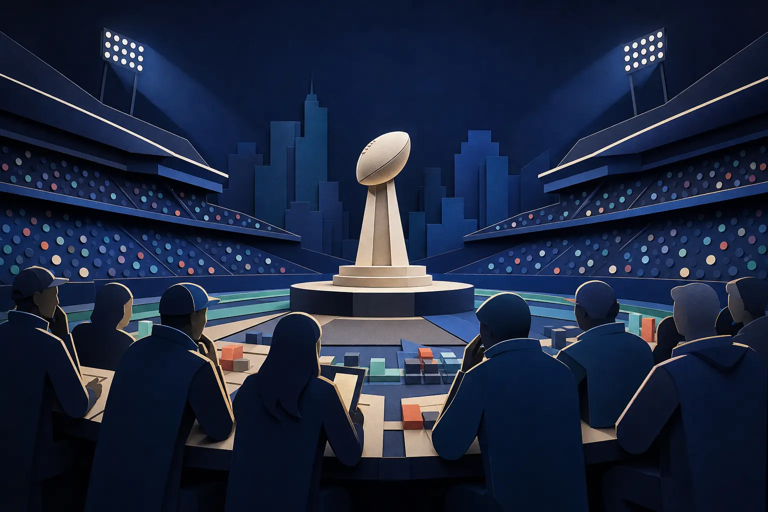Editorial illustration for: Will the Minnesota Vikings win the 2027 NFC Championship?