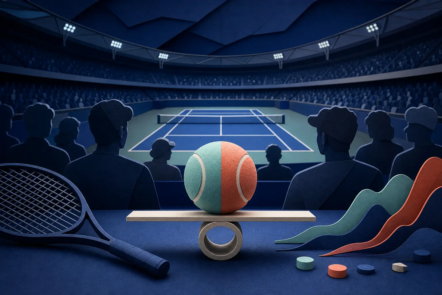 Redaktionelle Illustration zum Ereignis: Wird Alexander Zverev sein Match gegen Ben Shelton bei den US Open 2026 gewinnen?