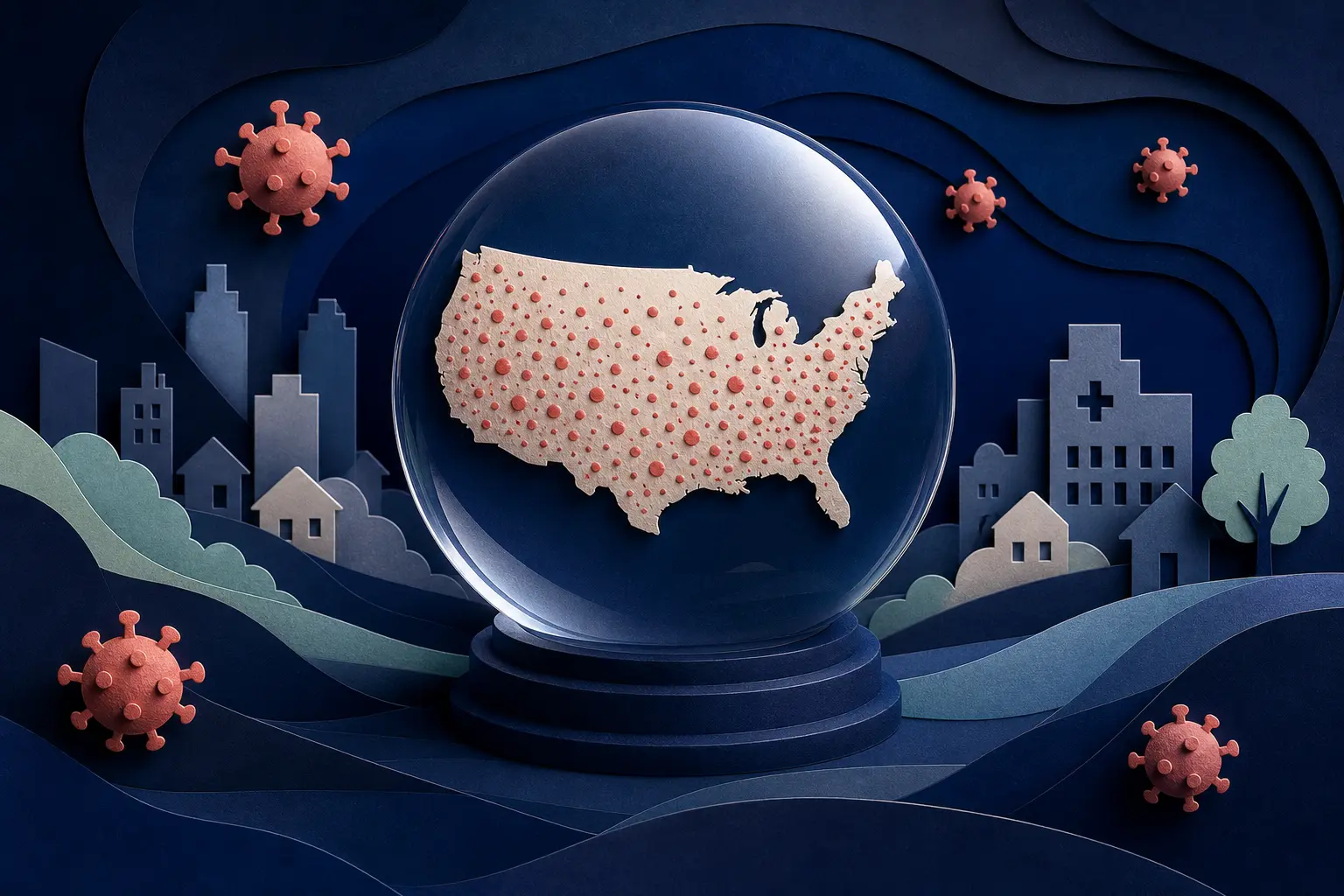 Editorial illustration for: Will the U.S. have at least 12,500 measles cases in 2026?