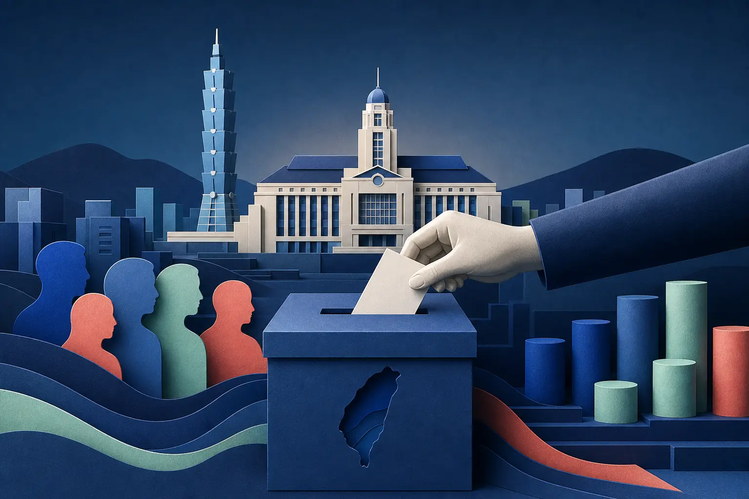 事件编辑插图：蒋万安能否赢得2026年台北市长选举？