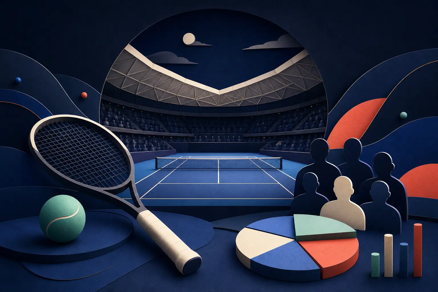 Editorial illustration for: Will Novak Djokovic beat Nuno Borges at the 2026 China Open?