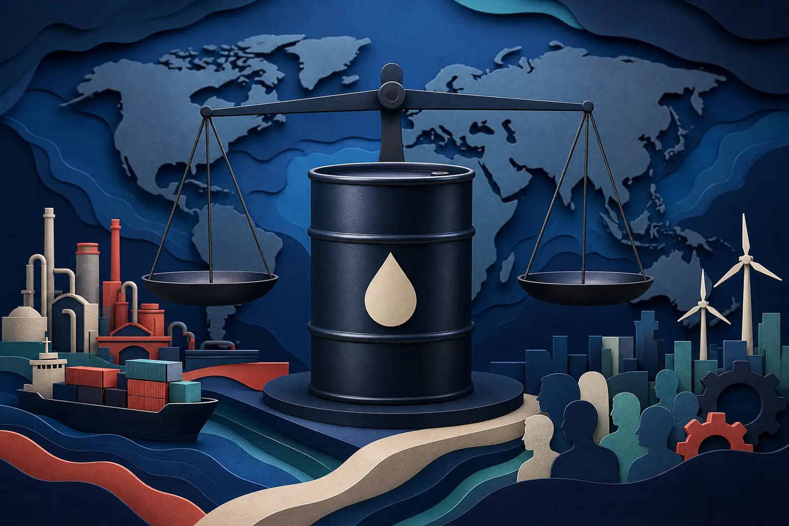 Redaktionelle Illustration zum Ereignis: Wird der WTI-Ölpreis im Oktober 2026 die Marke von 100 US-Dollar erreichen?