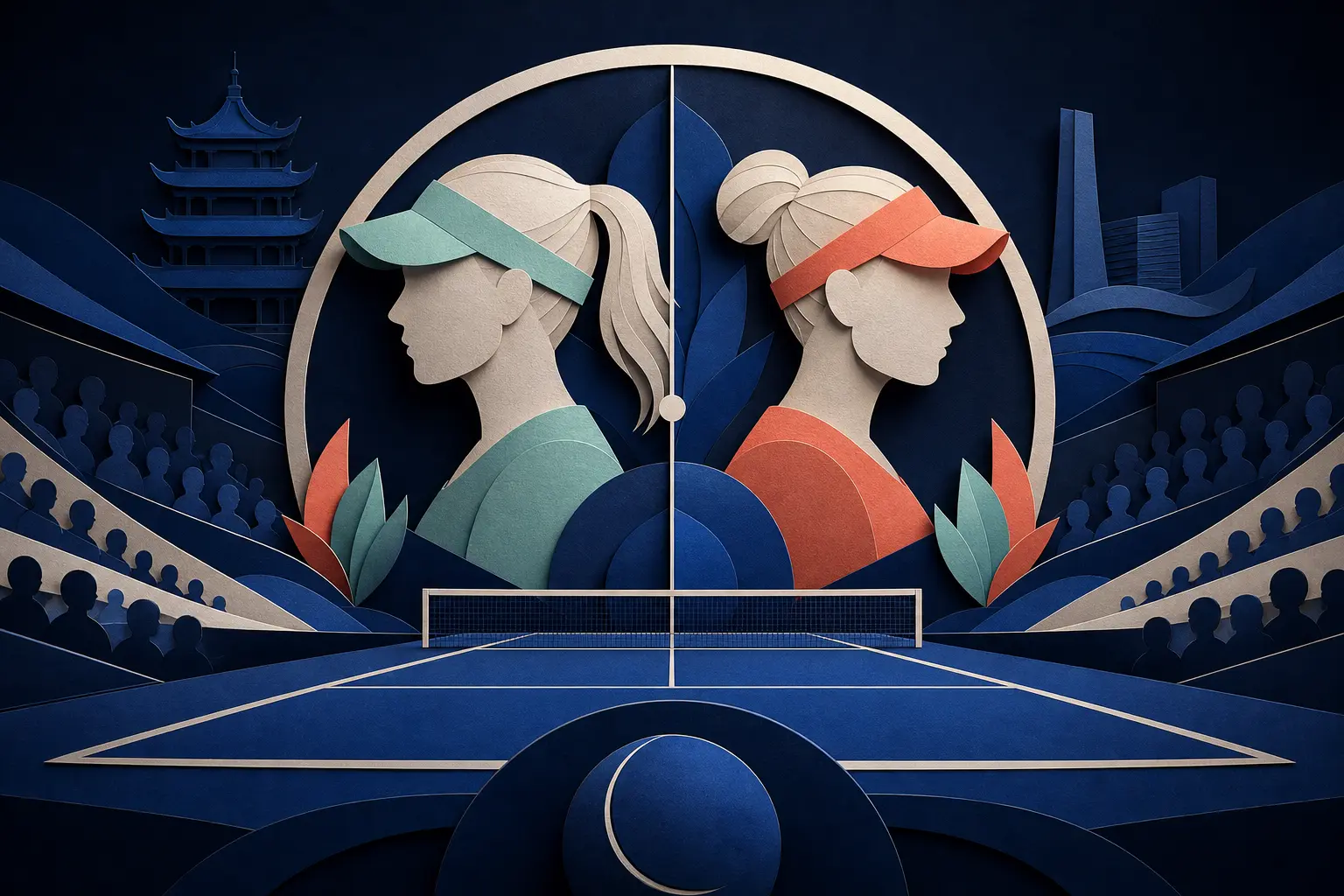 Иллюстрация к событию: Обыграет ли Елена Остапенко Диану Шнайдер на Wuhan Open 2026?
